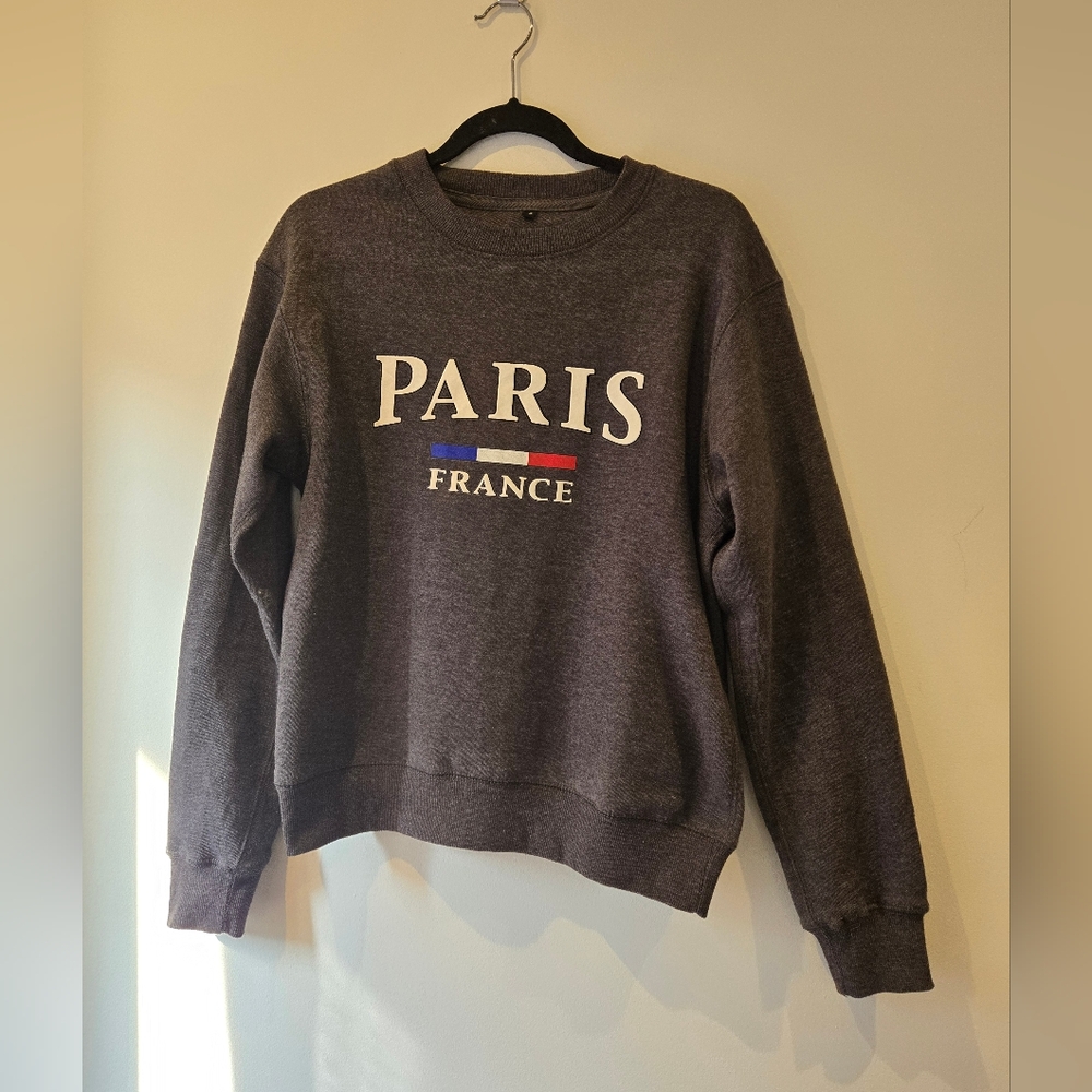Paris France Sweatshirt Men's Small/Womens Medium